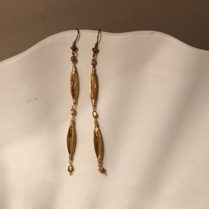 Gold earrings